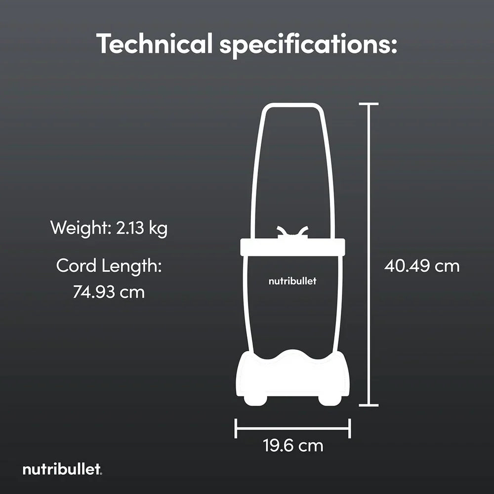 Nutribullet 900 Series McLaren F1 Team Edition Portable Blender 2775 - Grey